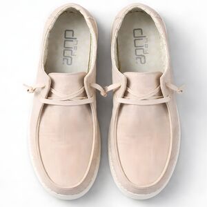 Hey Dude Women's Wendy Sparkling Rose Gold Slip On Shoes - Size 12